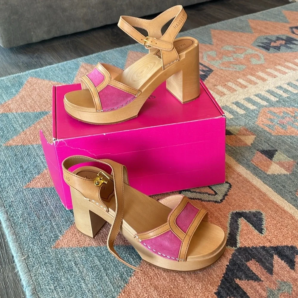 NWB Swedish Hasbeens Sophisticated Sandal - Picture 4 of 11